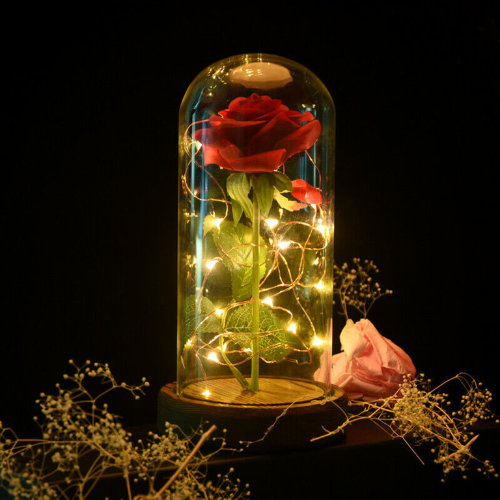 Betoverende Rozenboom met Glanzende Lichtjes - Uniek Cadeau voor Romantische Gelegenheden