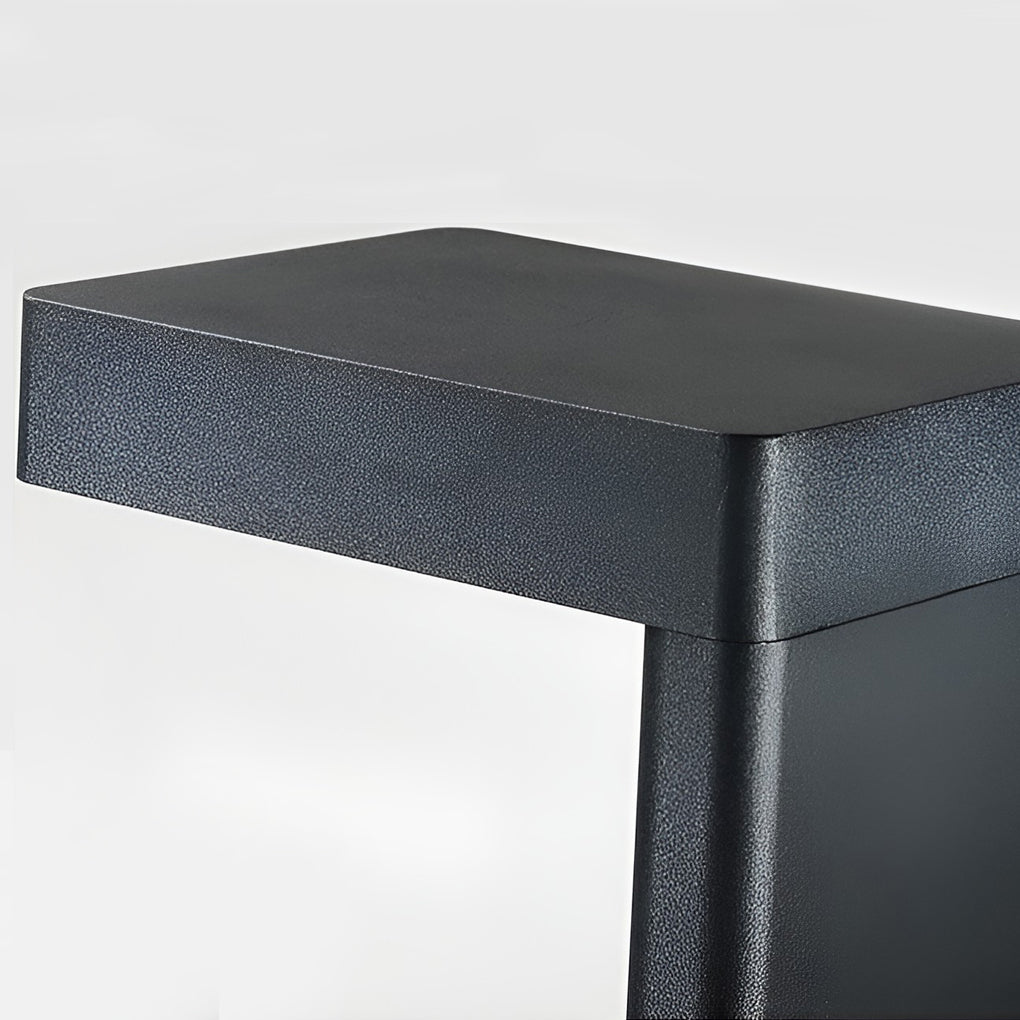 Minimalistische Waterdichte LED Zwarte Moderne Buiten Solar Padverlichting Gazonlampen