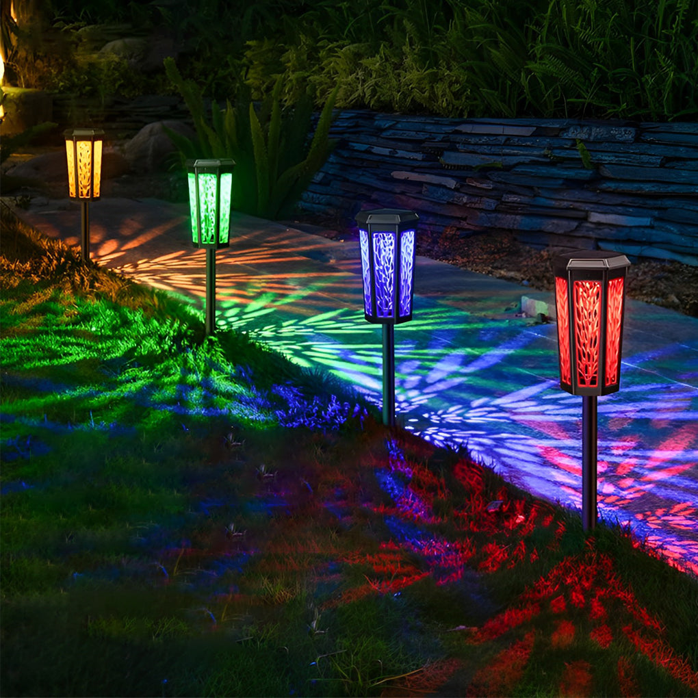 Intelligente Solar Buitenlamp – Waterdichte LED Verlichting met RGB & Warm Wit – IP65 Geschikt voor Tuin en Terras