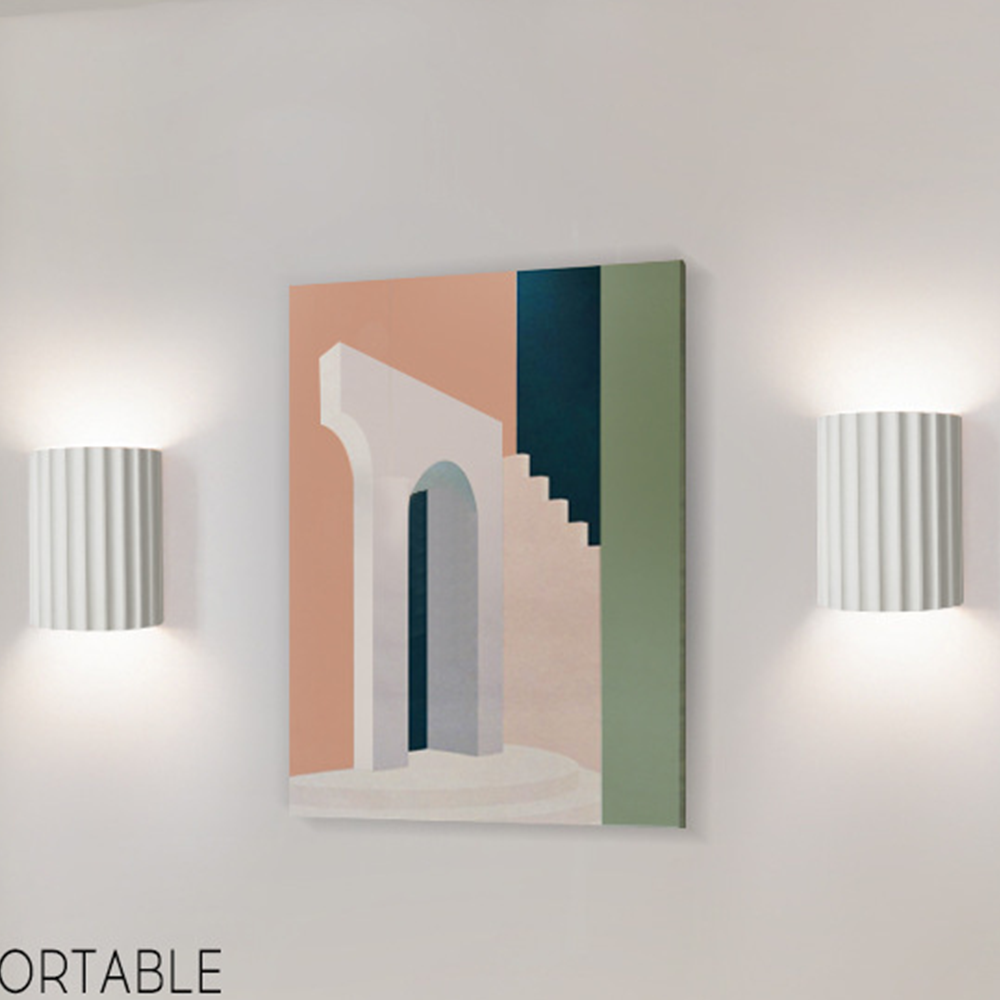 Moderne Halve Cirkel Hars Wandlamp Voor Woonkamer