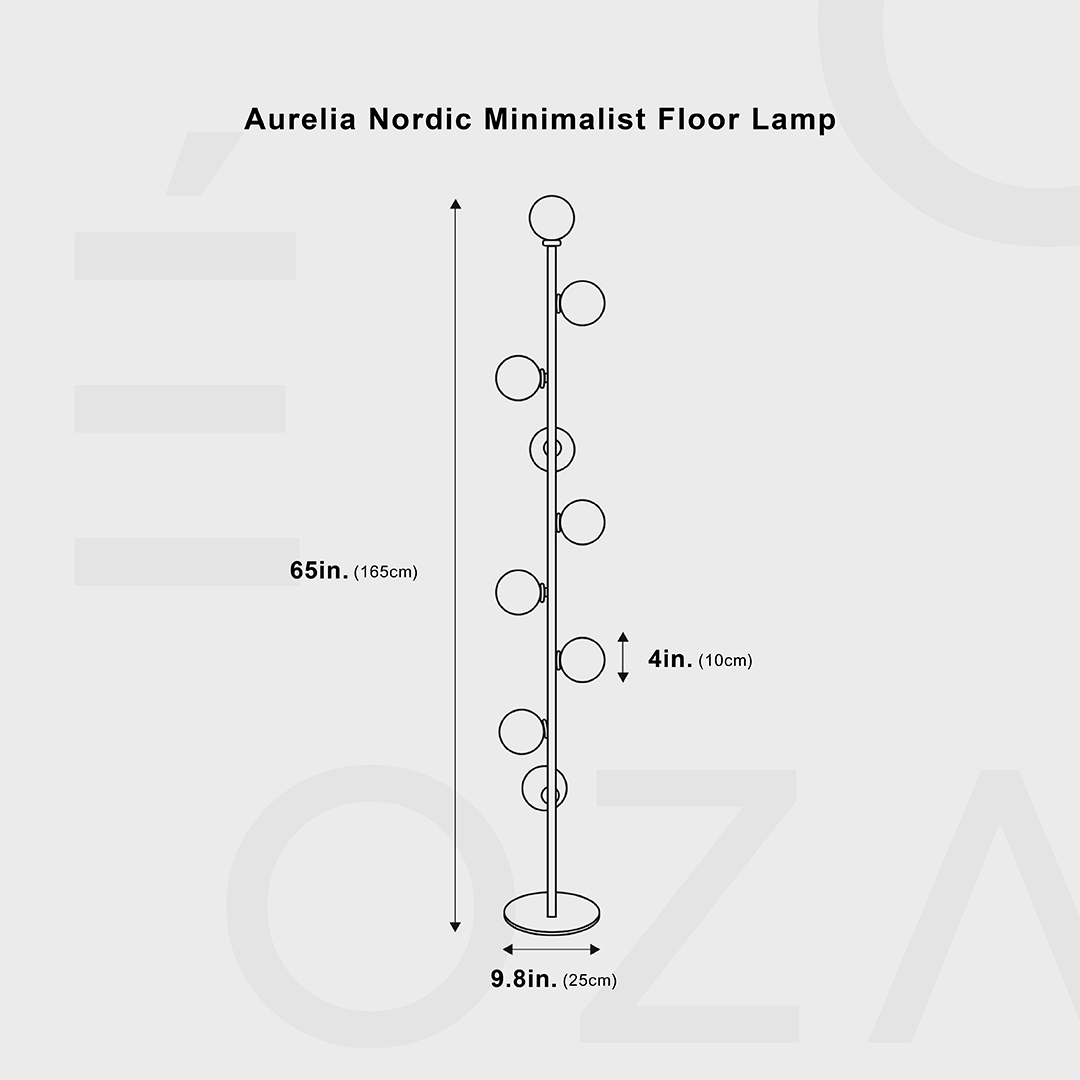 Aurelia Nordic Modern Minimalistische Vloerlamp