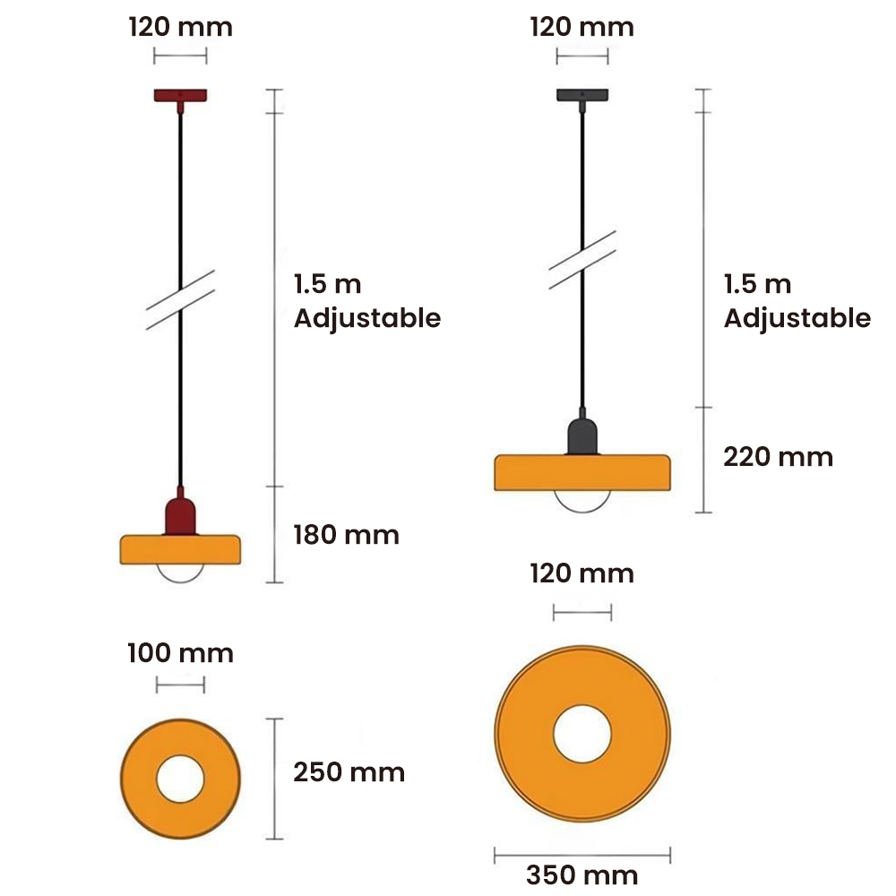 Bauhaus Kleurvolle Glazen Hanglamp - Moderne Design Lamp voor Woonkamer en Eetkamer