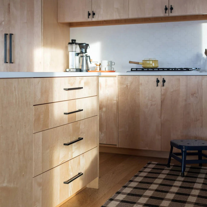 Moderne Zwarte Keukenkast Trekt RVS Kasten Hardware Handvatten