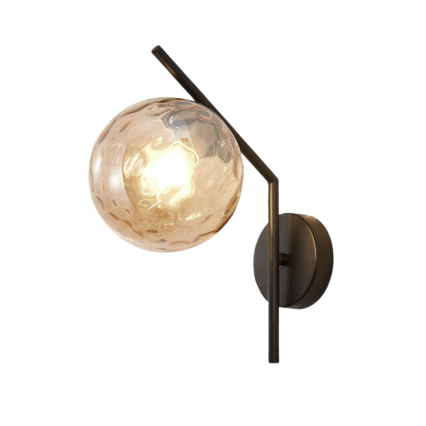 Aleta - Moderne Glazen Globe Wandlamp