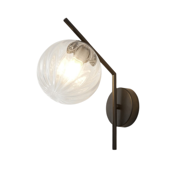 Aleta - Moderne Glazen Globe Wandlamp