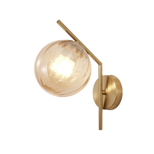 Aleta - Moderne Glazen Globe Wandlamp