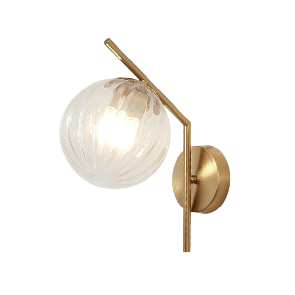 Aleta - Moderne Glazen Globe Wandlamp