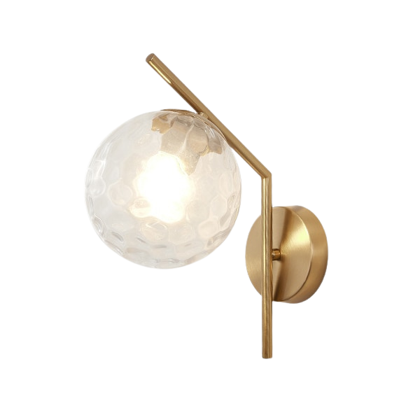 Aleta - Moderne Glazen Globe Wandlamp