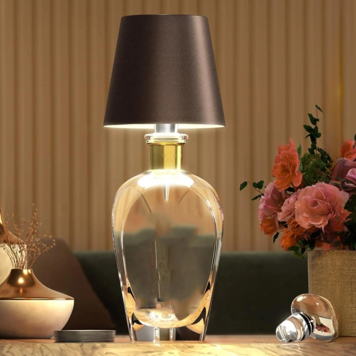 Draagbare LED Verlichtingsfles met Touch Bediening - Dimbaar, Oplaadbaar en Draadloos