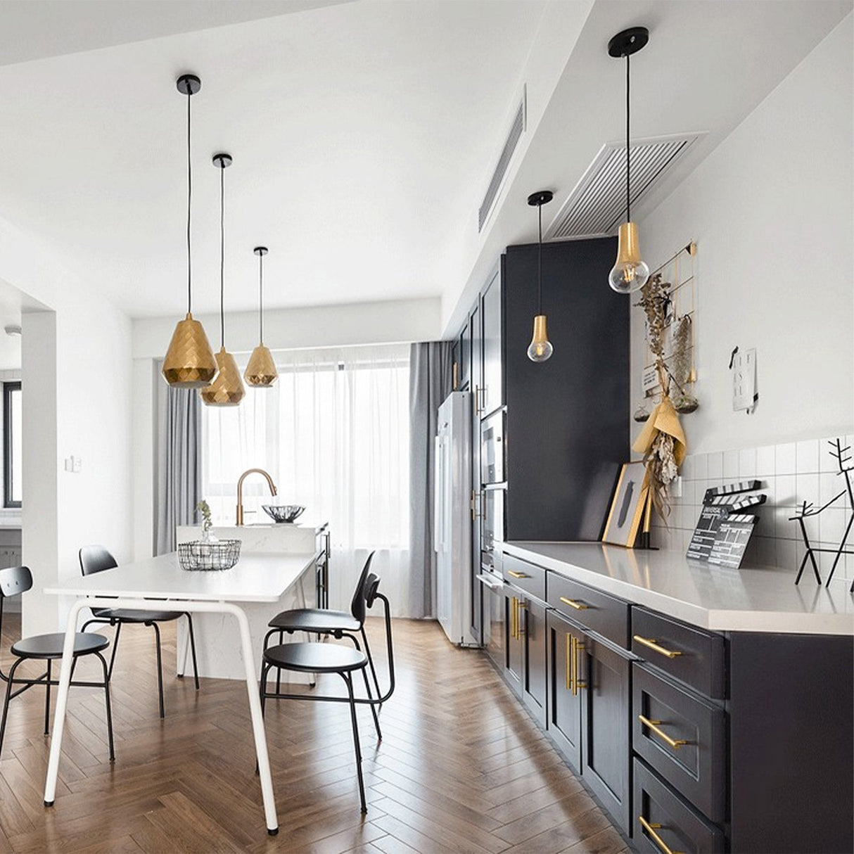 Geverfde Messing Gouden Euro Bar Keukenkast Trekkers