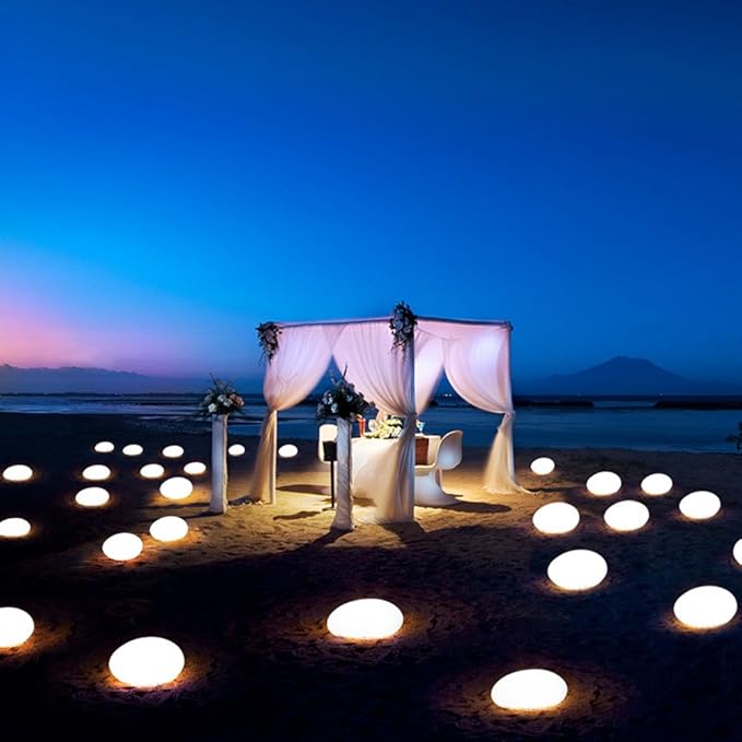 Draadloze LED Tuinverlichting – Weerbestendig met Verstelbare Kleuren – Ideaal voor Tuin, Terras en Veranda