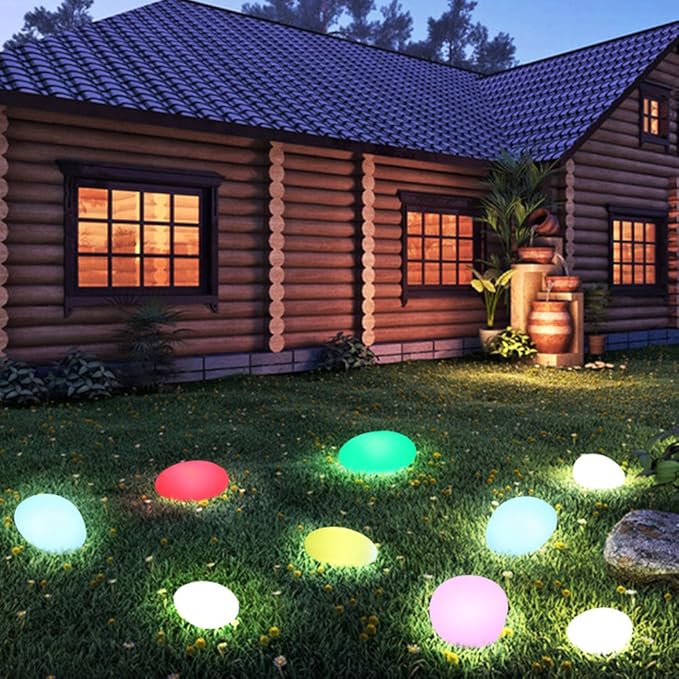 Draadloze LED Tuinverlichting – Weerbestendig met Verstelbare Kleuren – Ideaal voor Tuin, Terras en Veranda