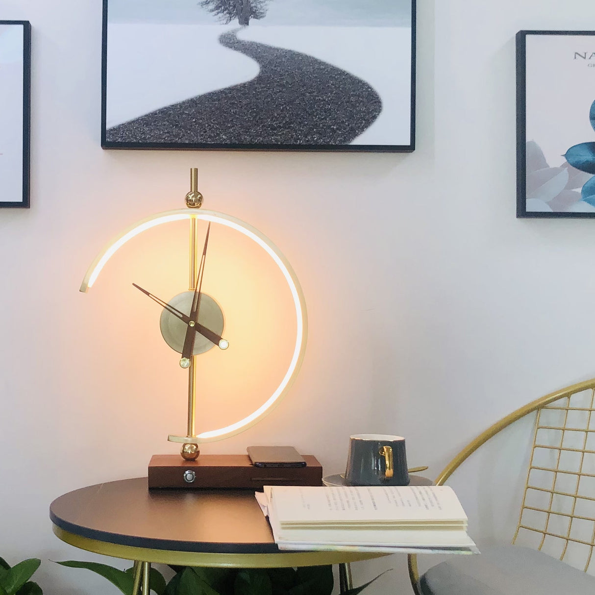 Minuit Klok Lamp