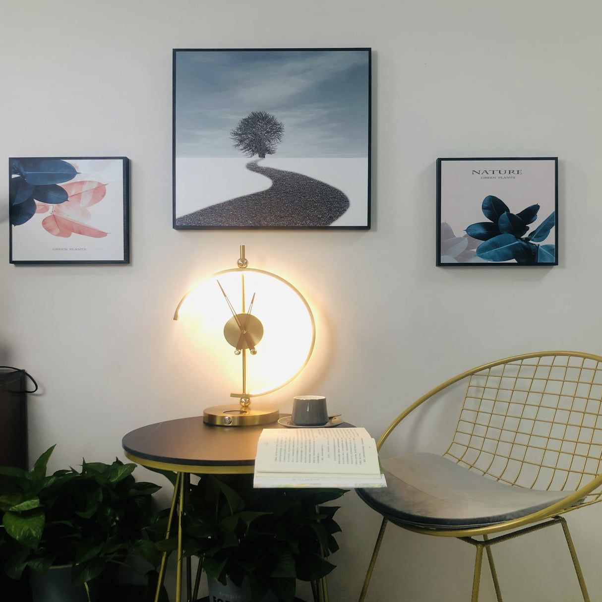 Minuit Klok Lamp