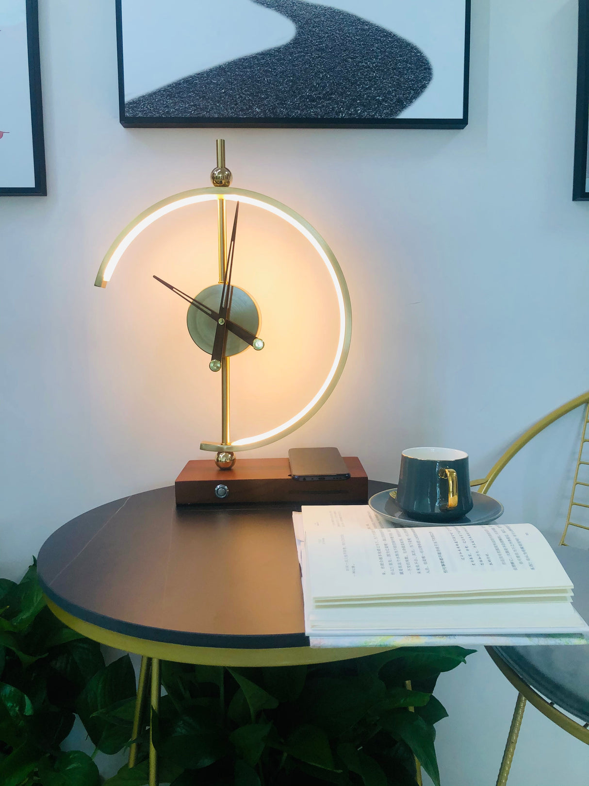 Minuit Klok Lamp