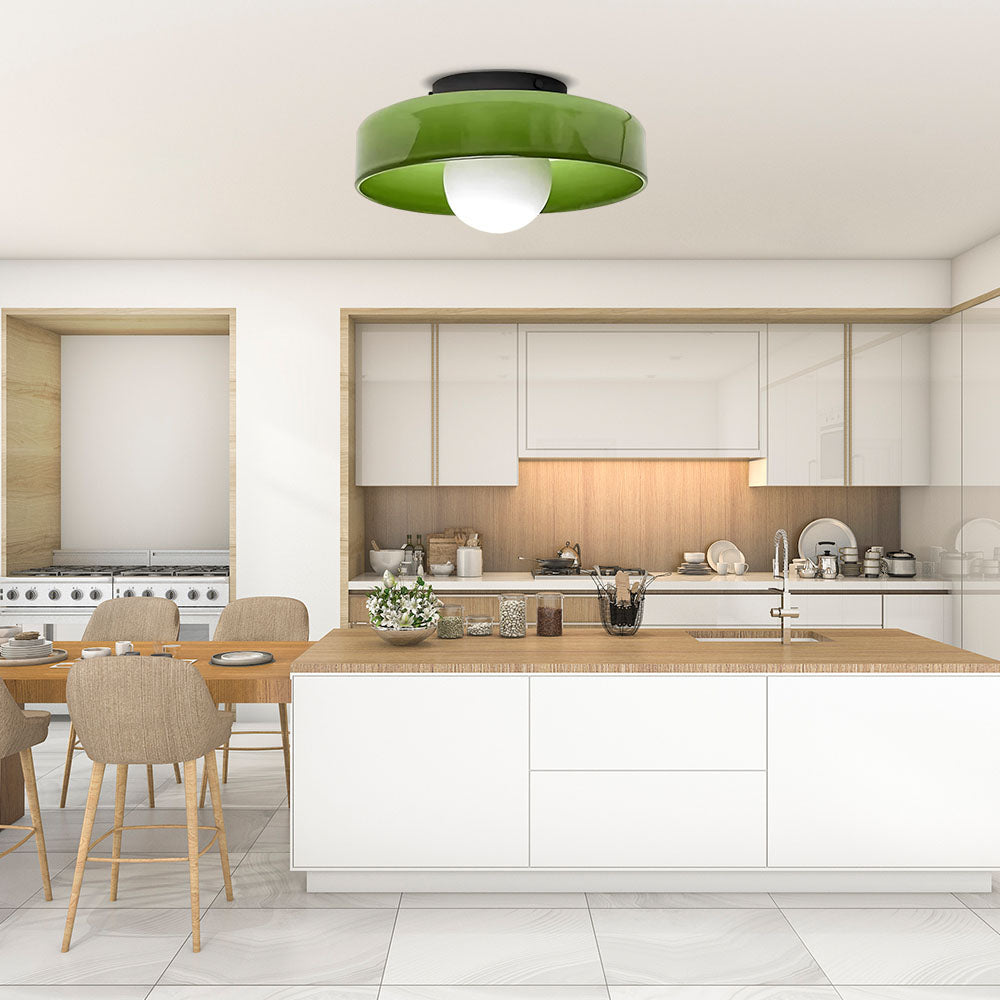 Glazen Ronde LED Plafondlamp