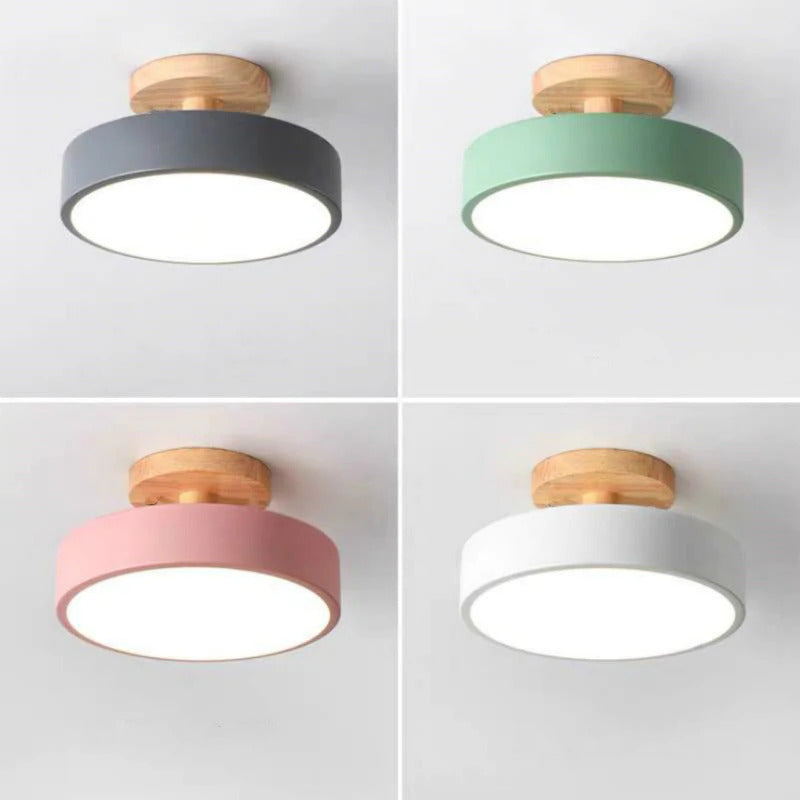 Kleurrijke Nordic LED Plafondlamp