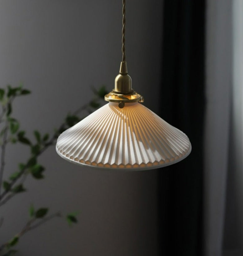 Witte Keramische Hanglamp