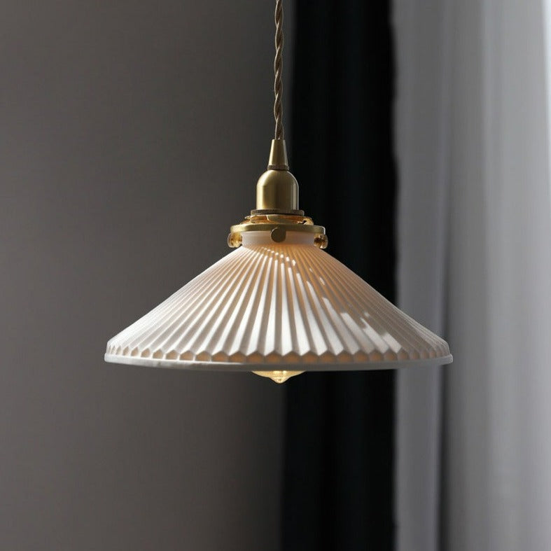 Witte Keramische Hanglamp