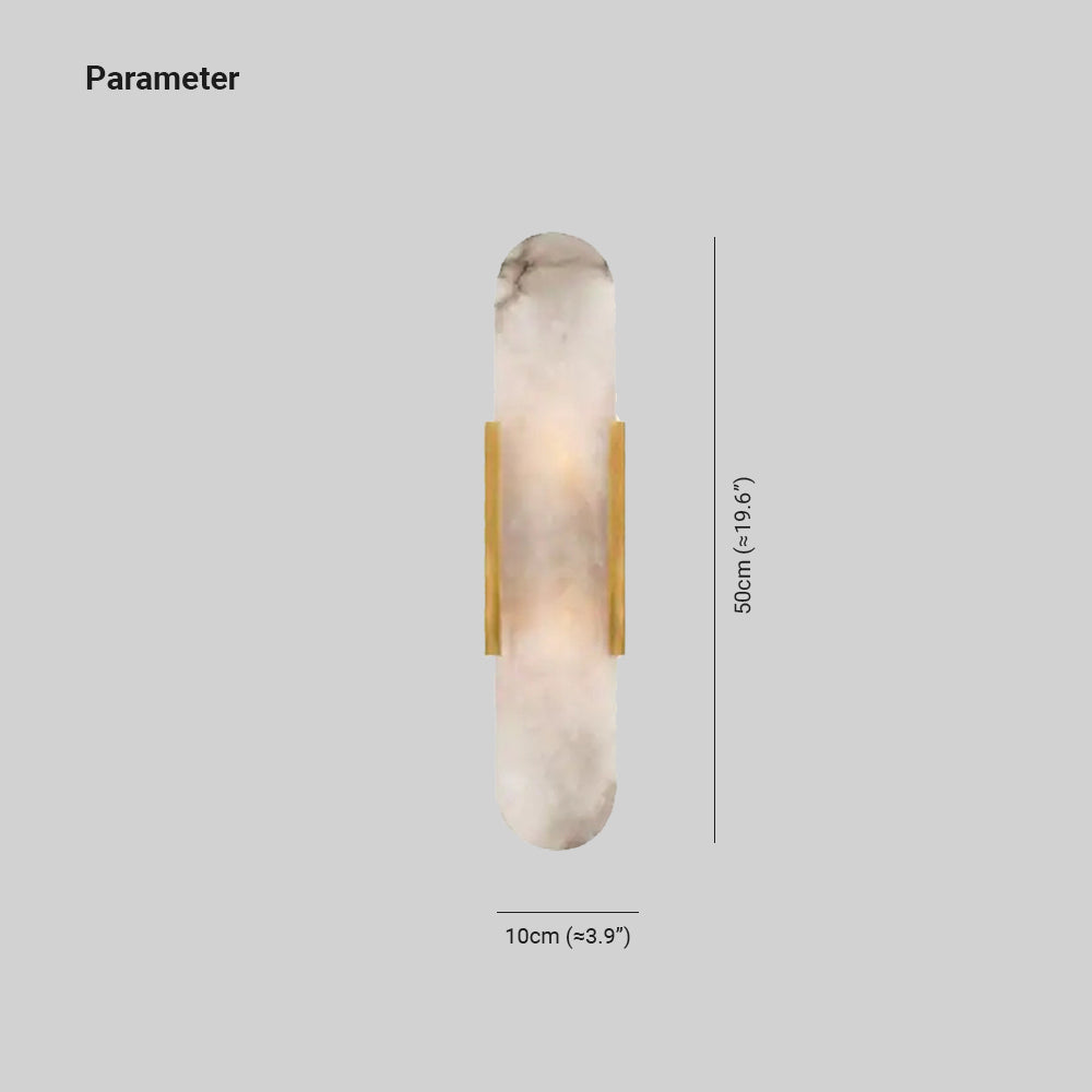 LED Wandlamp Zwart/Goud – Moderne Sfeerverlichting voor Eetkamer en Slaapkamer | Metaal & Dolomiet