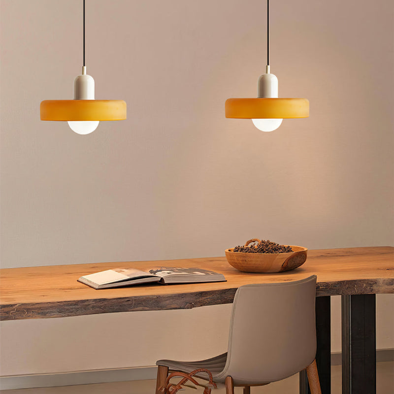 Bauhaus Kleurvolle Glazen Hanglamp - Moderne Design Lamp voor Woonkamer en Eetkamer