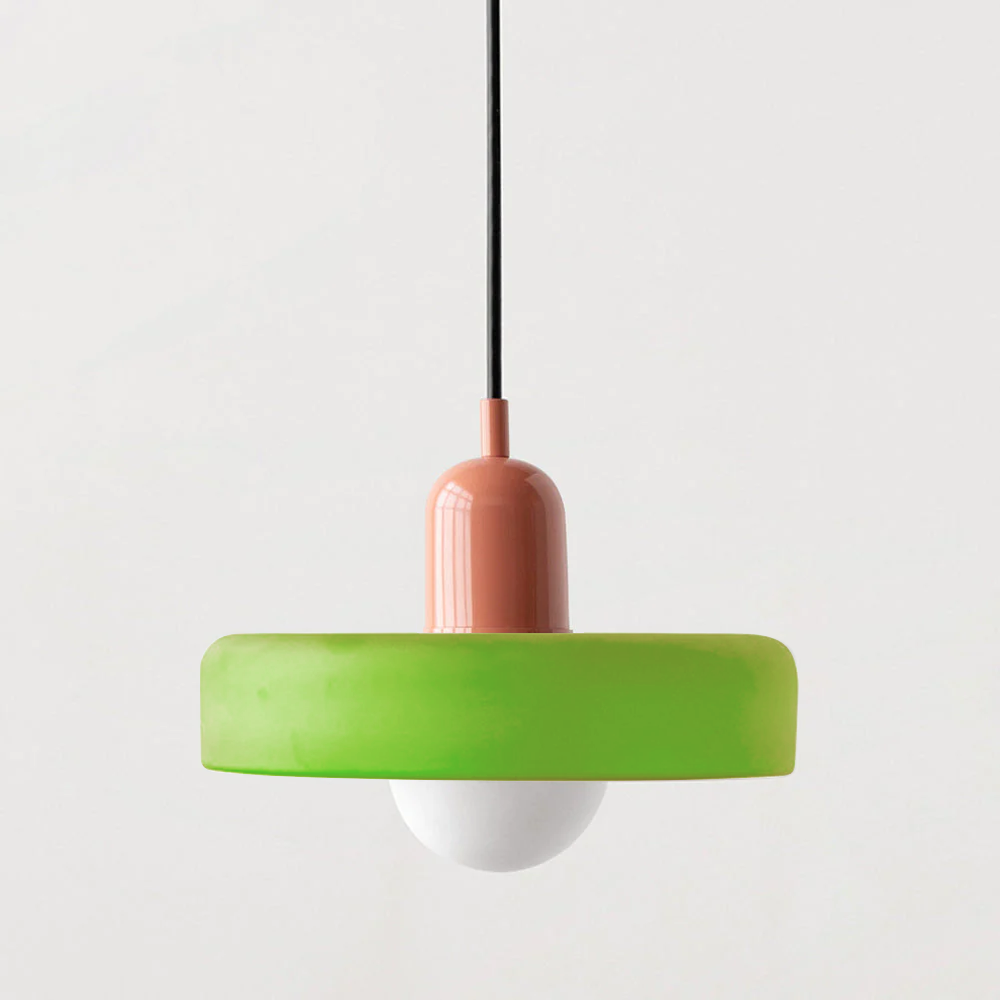 Bauhaus Kleurvolle Glazen Hanglamp - Moderne Design Lamp voor Woonkamer en Eetkamer