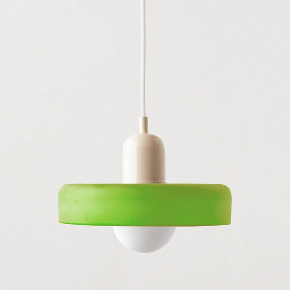 Bauhaus Kleurvolle Glazen Hanglamp - Moderne Design Lamp voor Woonkamer en Eetkamer
