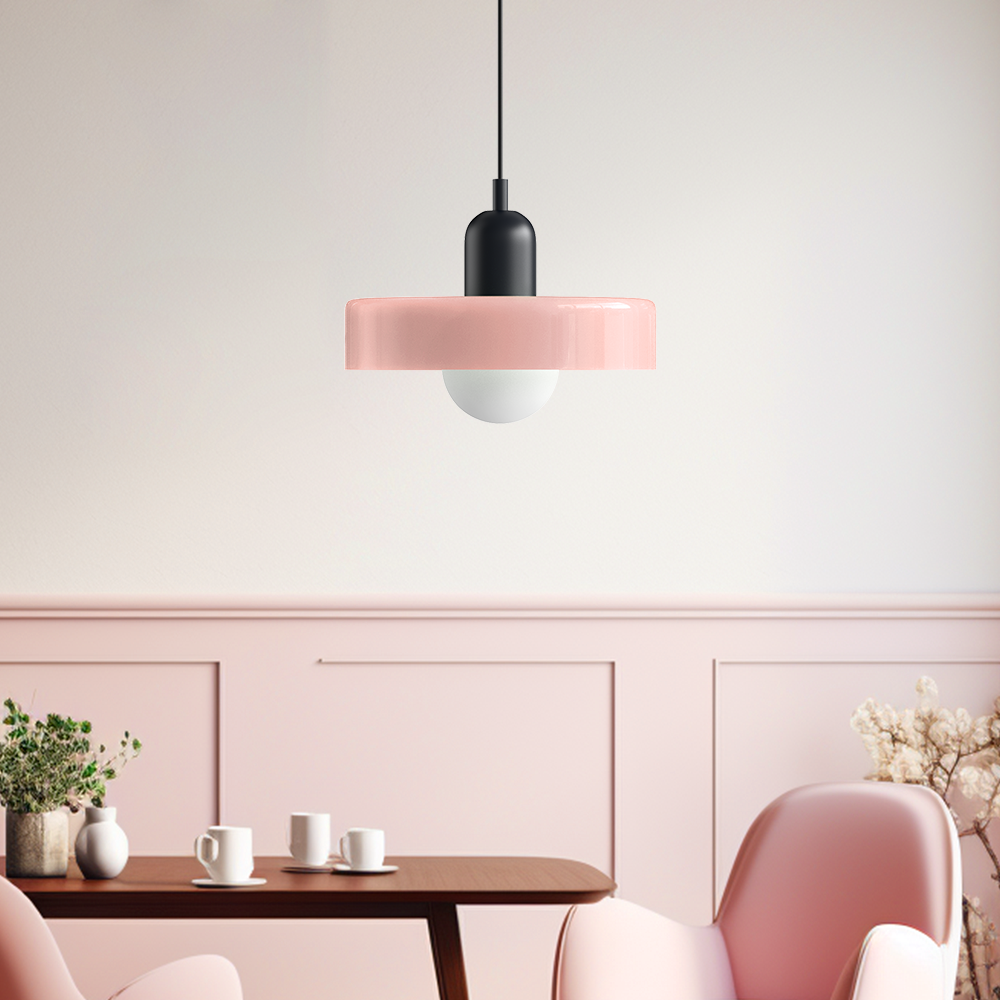 Bauhaus Kleurvolle Glazen Hanglamp - Moderne Design Lamp voor Woonkamer en Eetkamer
