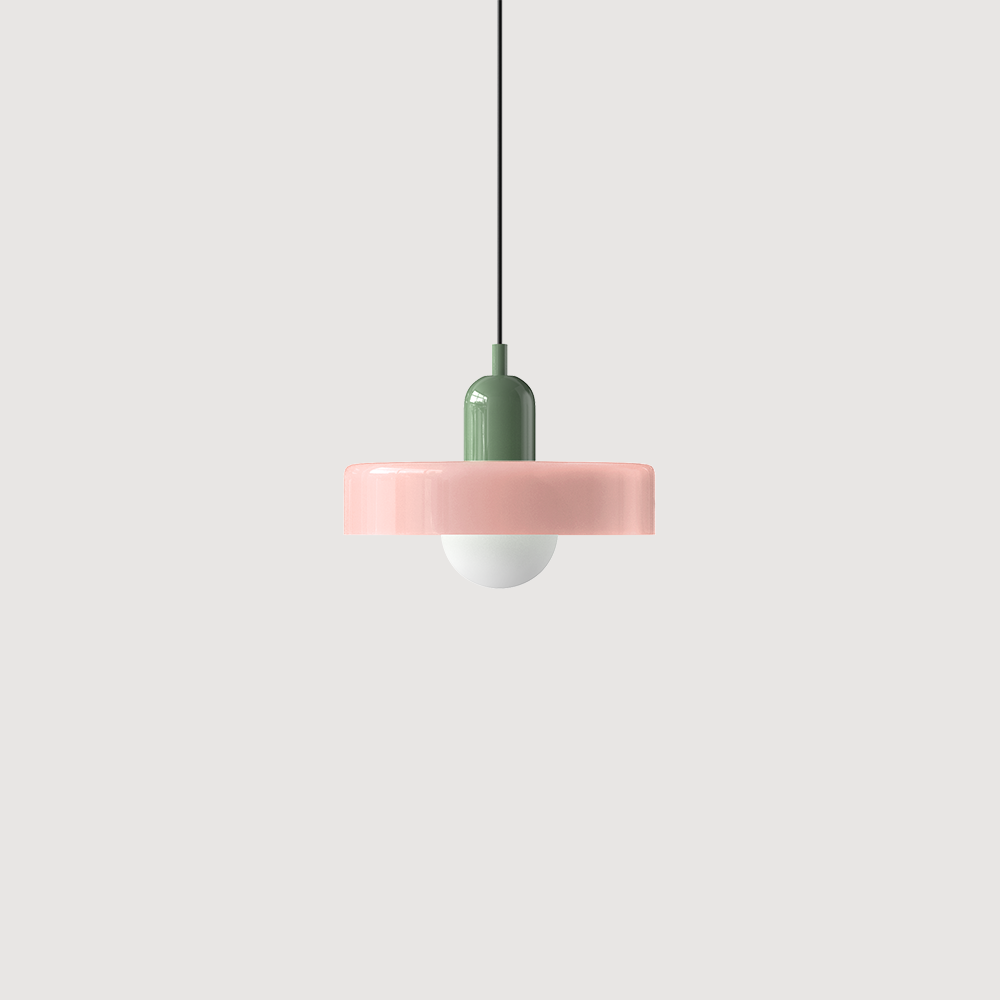 Bauhaus Kleurvolle Glazen Hanglamp - Moderne Design Lamp voor Woonkamer en Eetkamer