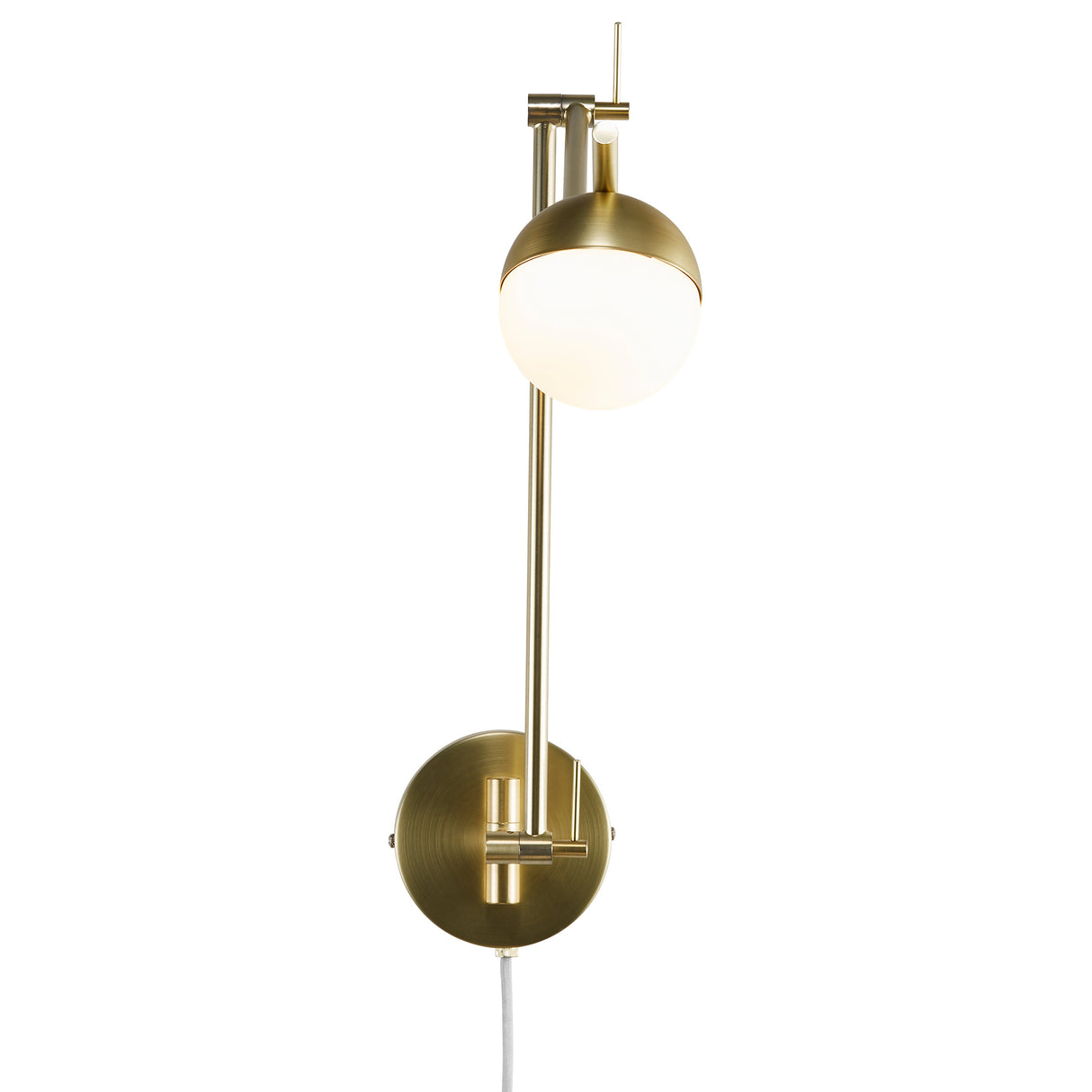 Verstelbare Contina Swing Arm Wandlamp voor Zachte Diffuse Verlichting