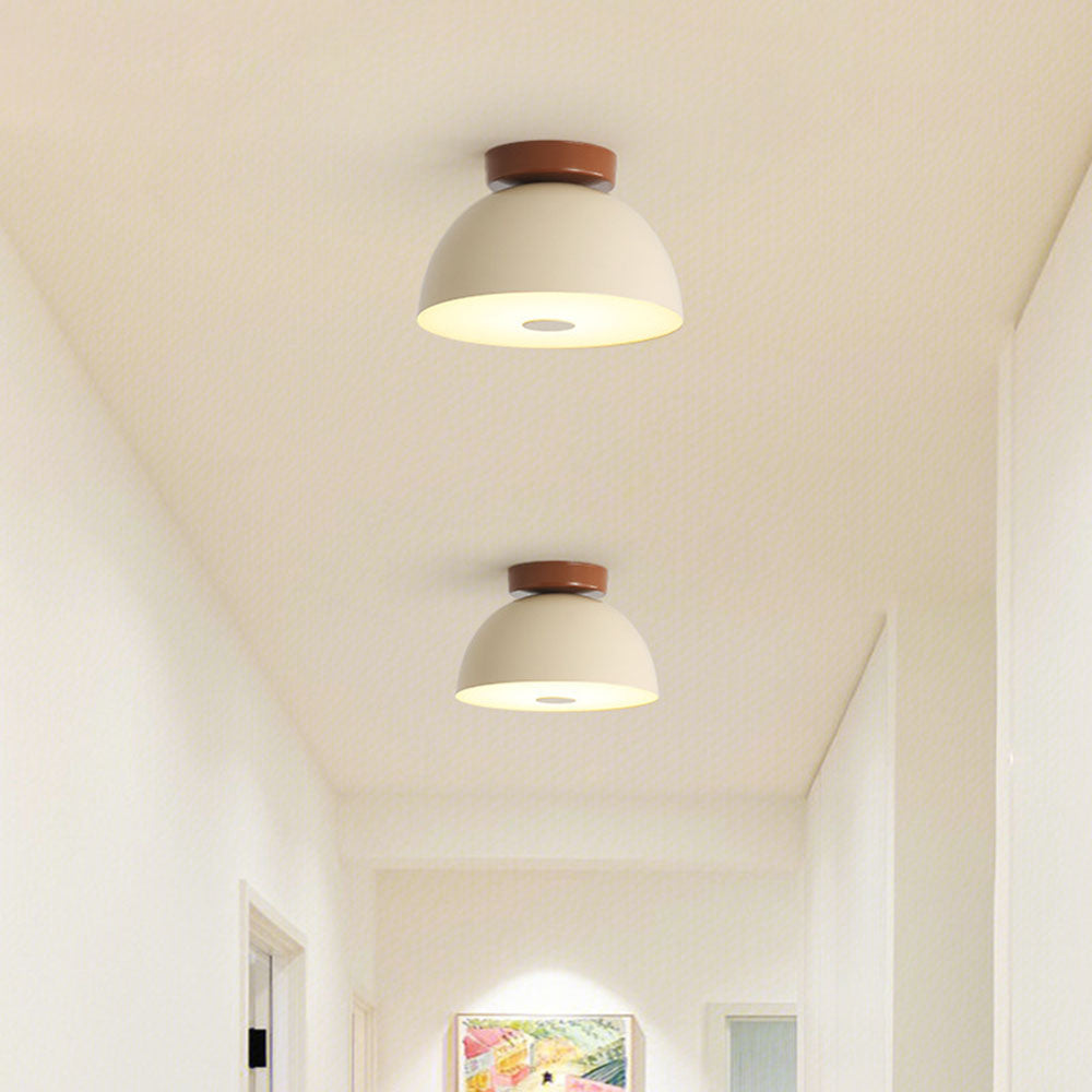 Franse Crème IJzeren LED Plafondlamp