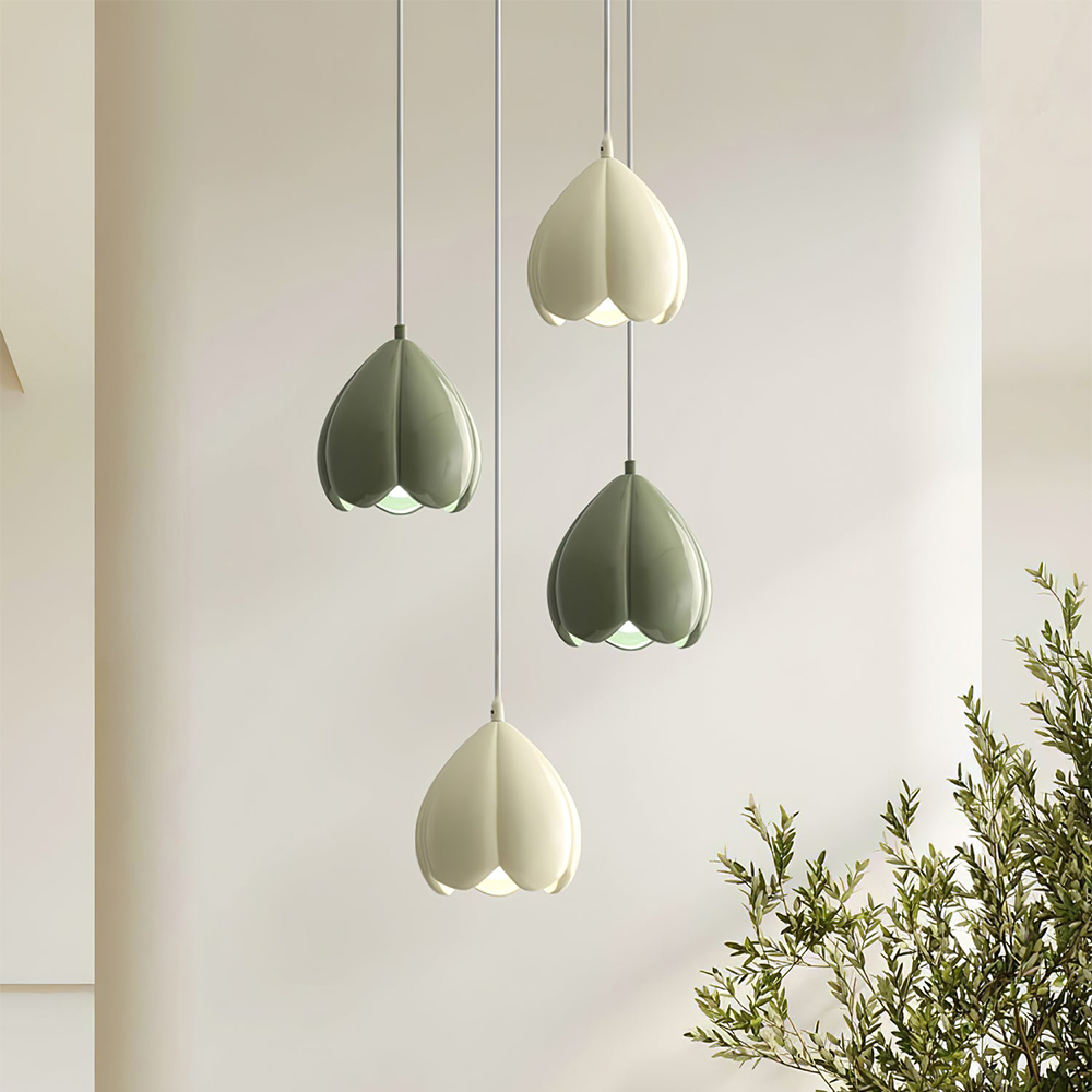 Crèmekleurige Franse Hanglamp – Rustiek Natuurdesign – Perfect voor Woonkamer en Eetkamer