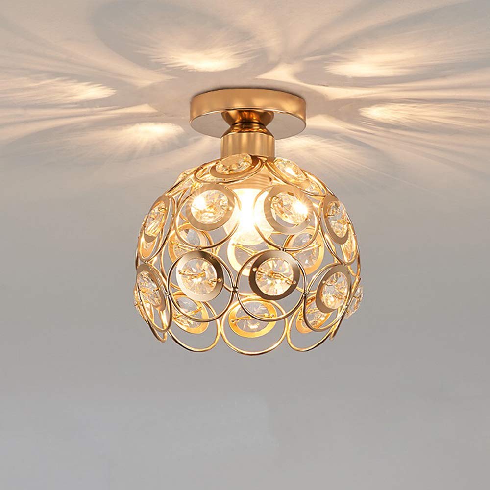 Luxe Kristallen Plafondlamp – Glamoureuze Verlichting voor Hal, Woonkamer en Eetkamer