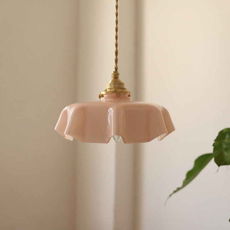 Glazen Bloem Plafond- en Hanglampen