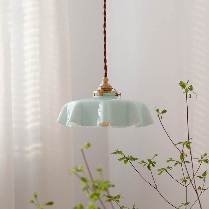 Glazen Bloem Plafond- en Hanglampen