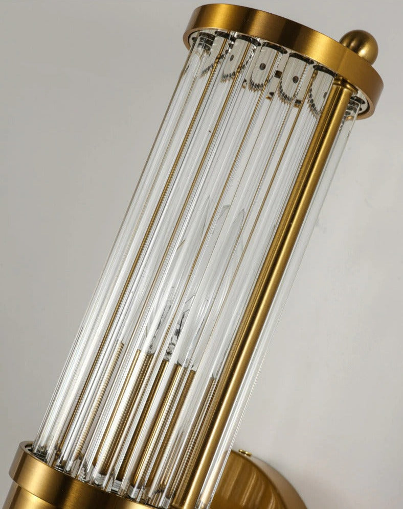 Glazen Kristallen Wandlamp