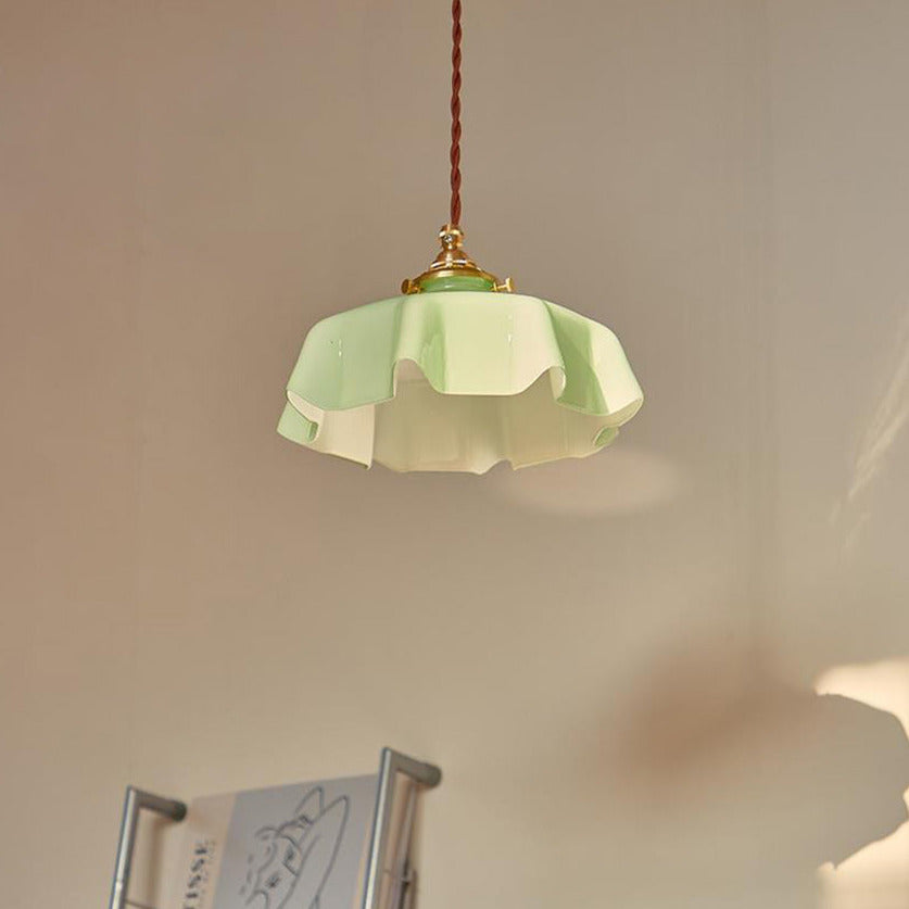Glazen Bloem Plafond- en Hanglampen