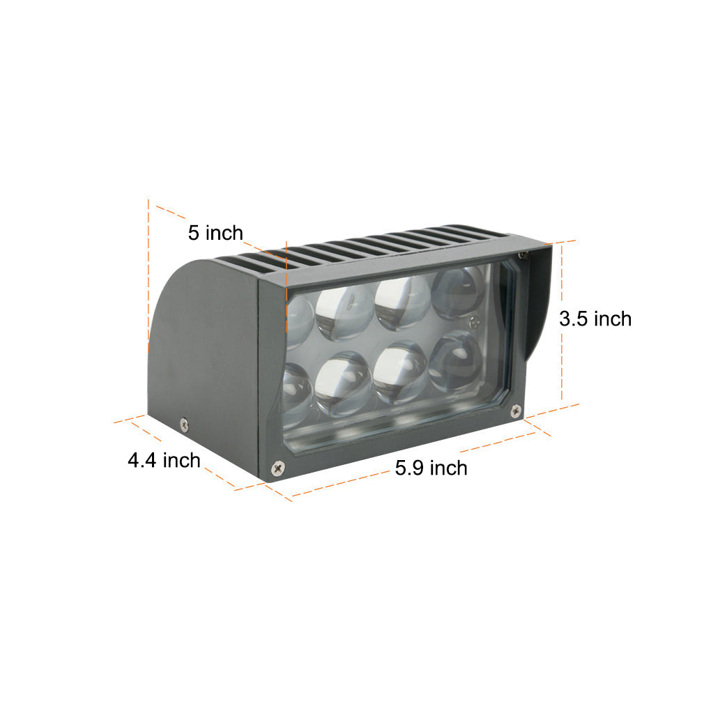 Waterdichte IP65 LED Moderne Buitenmuurlamp Spotlight Wandlamp