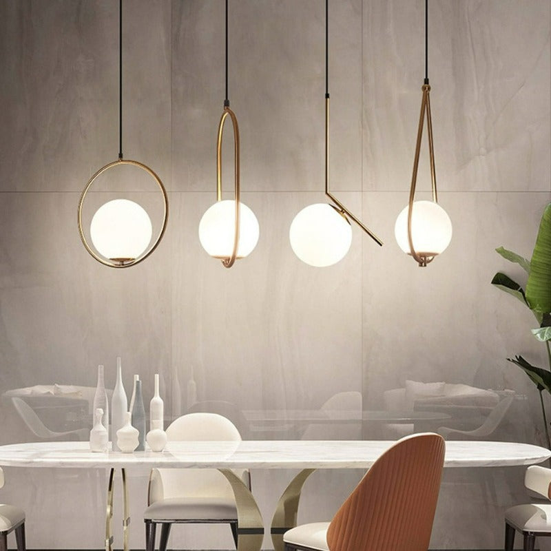 Moderne Nordic Glazen Hanglampen