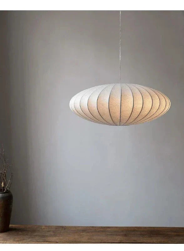 LumiSier - Luxe Zijden Hanglamp met Kroon voor Elegante Verlichting in Woonkamer en Eetkamer