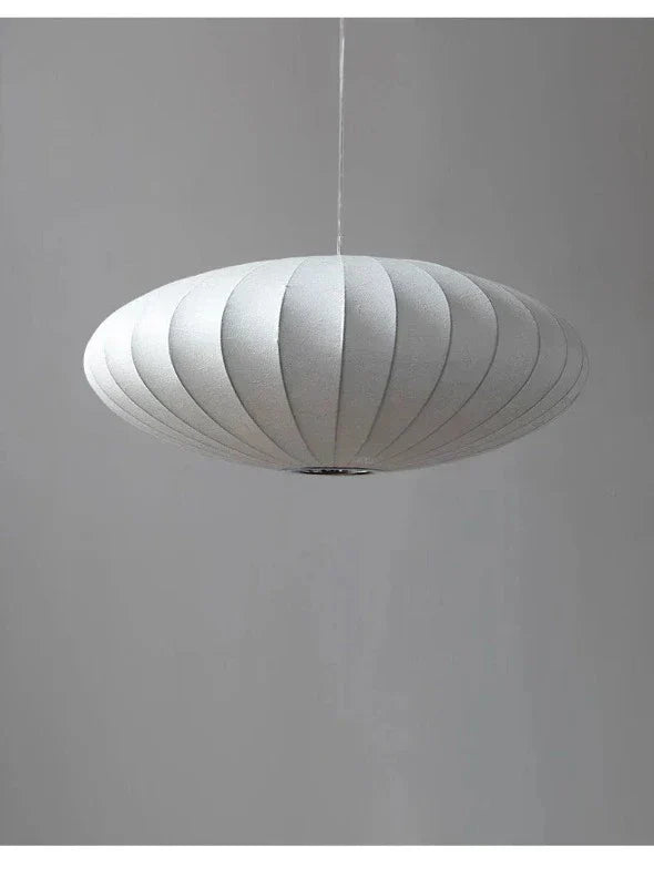 LumiSier - Luxe Zijden Hanglamp met Kroon voor Elegante Verlichting in Woonkamer en Eetkamer