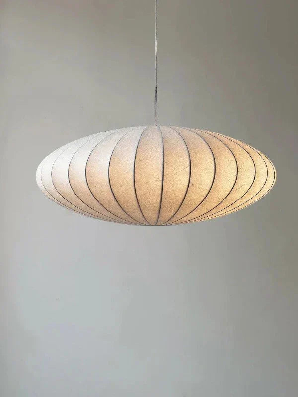 LumiSier - Luxe Zijden Hanglamp met Kroon voor Elegante Verlichting in Woonkamer en Eetkamer
