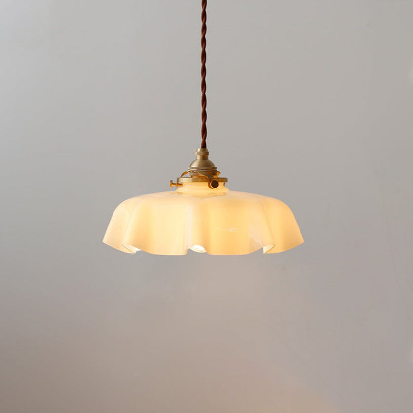 Glazen Bloem Plafond- en Hanglampen
