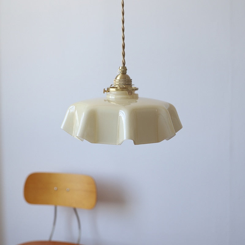 Glazen Bloem Plafond- en Hanglampen