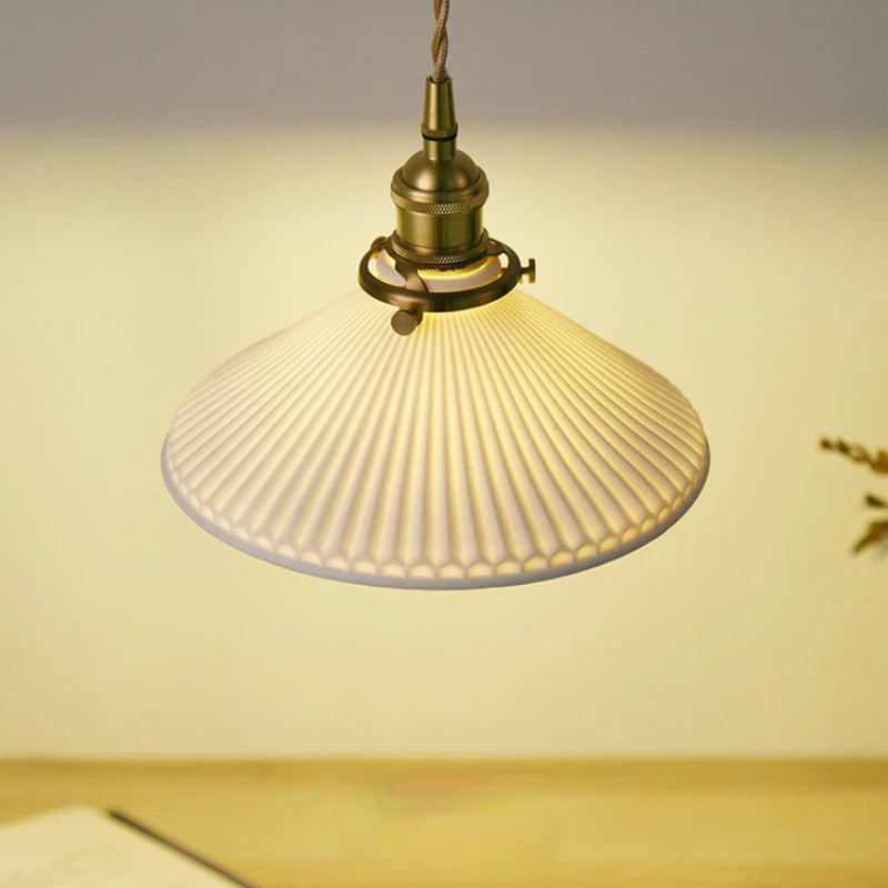 Witte Keramische Hanglamp