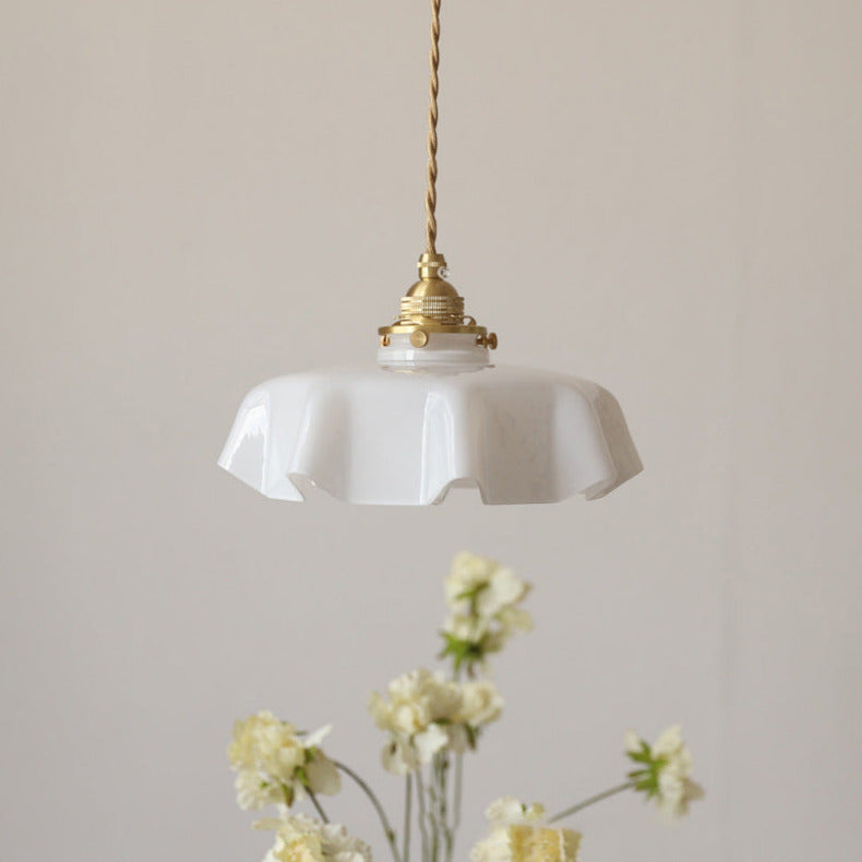 Glazen Bloem Plafond- en Hanglampen