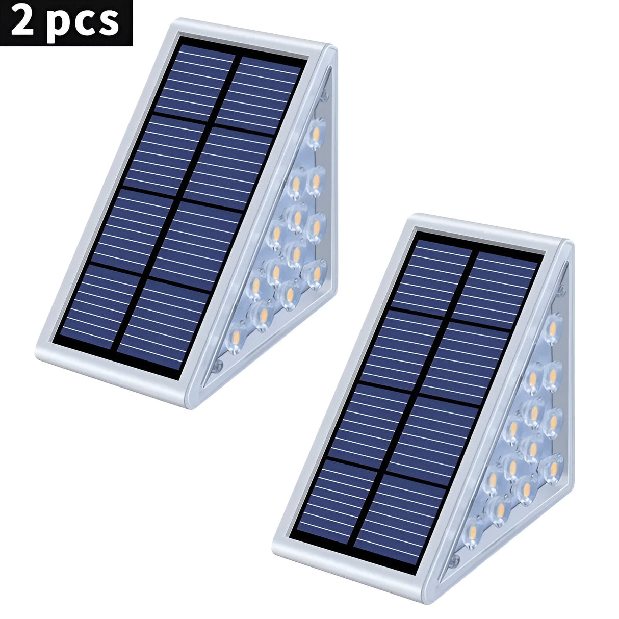 Twilight SolarDuo - IP67 Waterdichte Zonne-Energie Trapverlichting voor Buiten, Paden en Terrassen