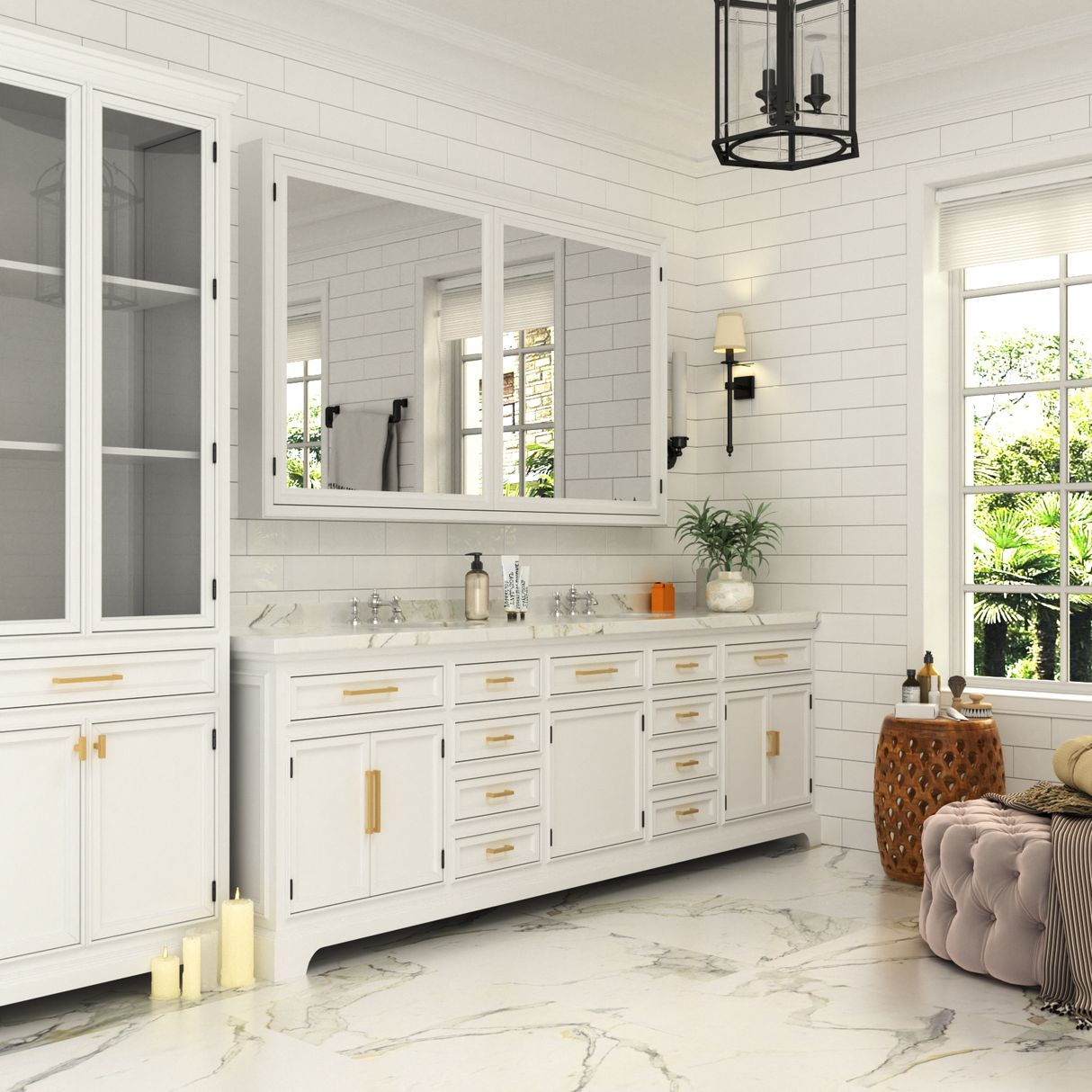 Geborstelde Messing Ladegrepen Gouden Vierkante Handvatten voor Keuken