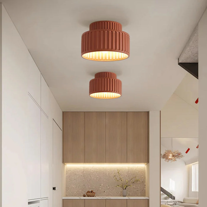 Vintage Crème Stijl Geschilderde Plafondlamp