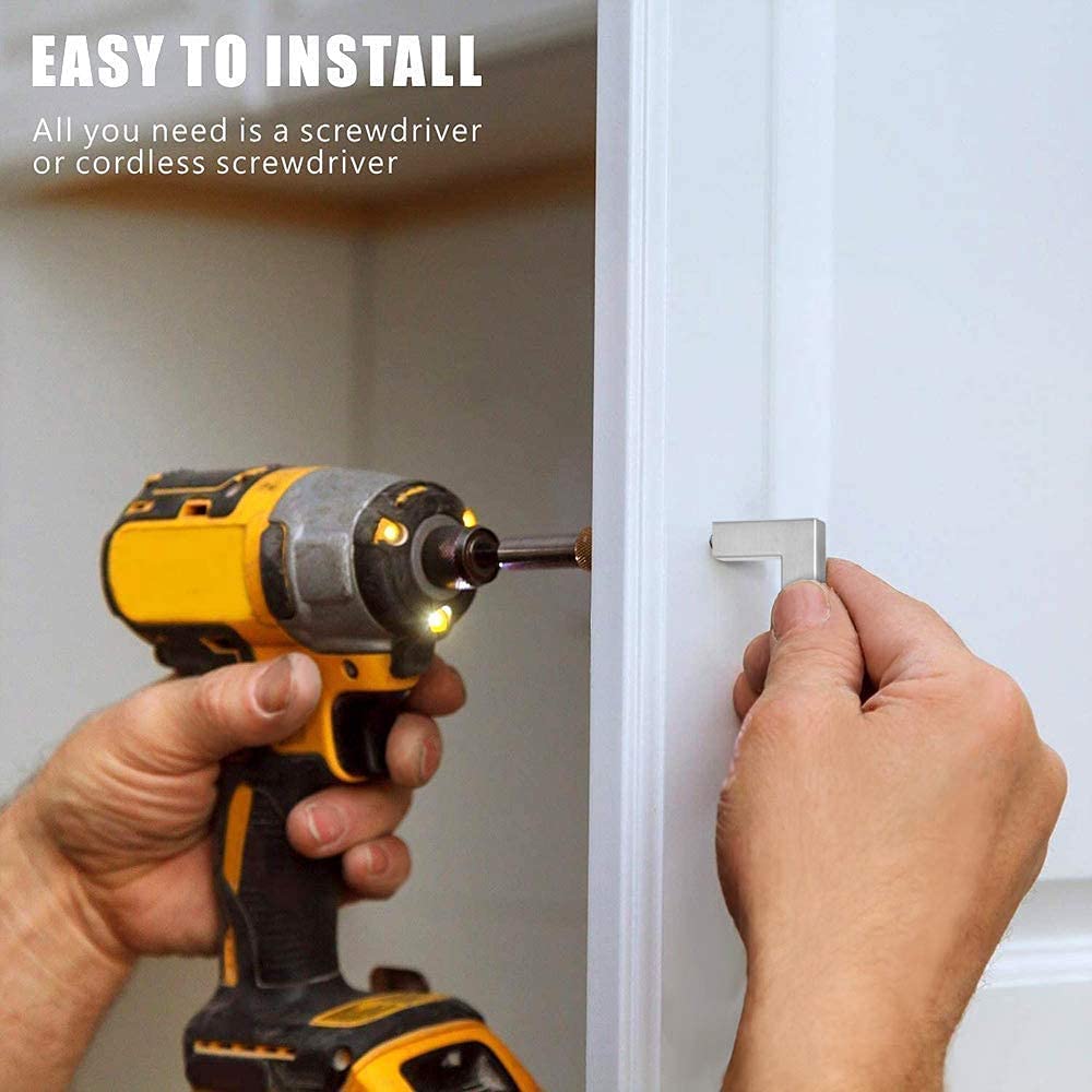 Keukenkast Trekt Geborsteld Nikkel Roestvrijstalen Kastgrepen